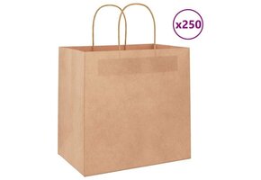 vidaXL Kraftzakken met Hengsels 250st - 46% Korting!