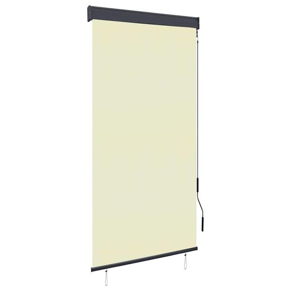 vidaXL Rolgordijn Buiten 80x250 cm Crème | 65% Korting