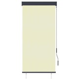 vidaXL Rolgordijn Buiten 80x250 cm Crème | 65% Korting