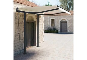 vidaXL Luifelpaalset 300x245 cm IJzer Antraciet - 67% Korting!