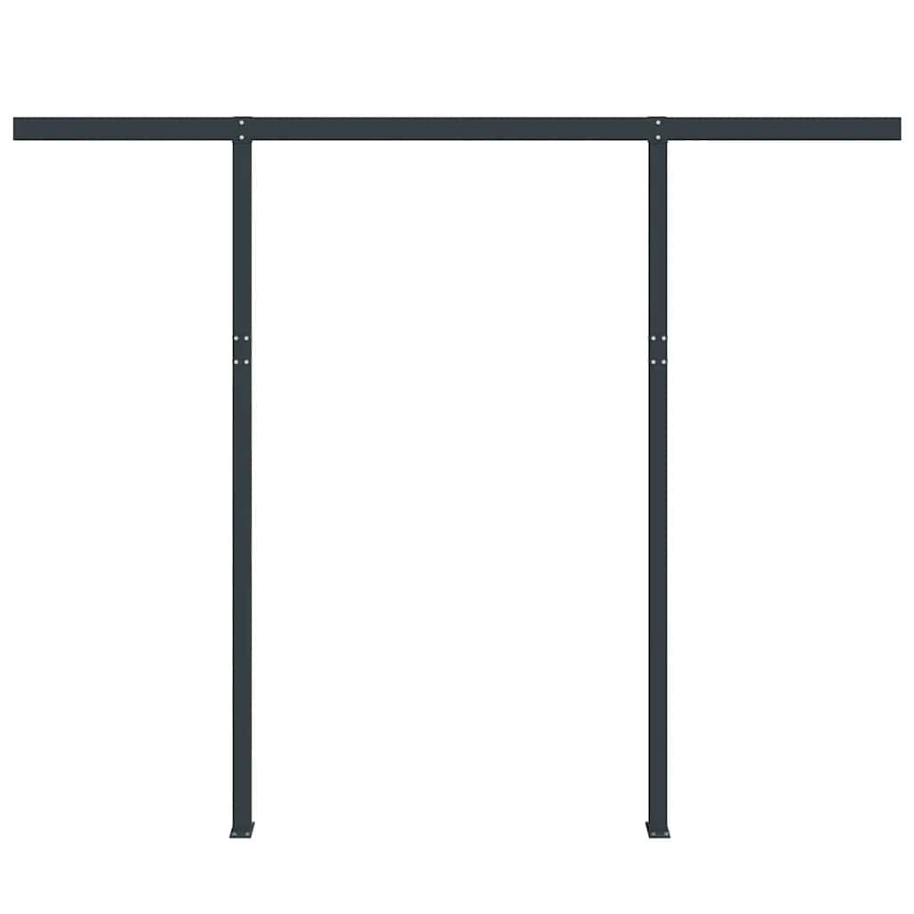 vidaXL Luifelpaalset 300x245 cm IJzer Antraciet - 67% Korting!