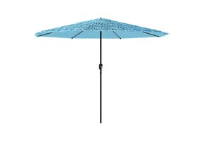 vidaXL Blauwe Parasol met Staal - Nu 56% Korting!