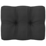 vidaXL Tuinbank 2-zits Massief Grenenhout Zwart | 53% Korting