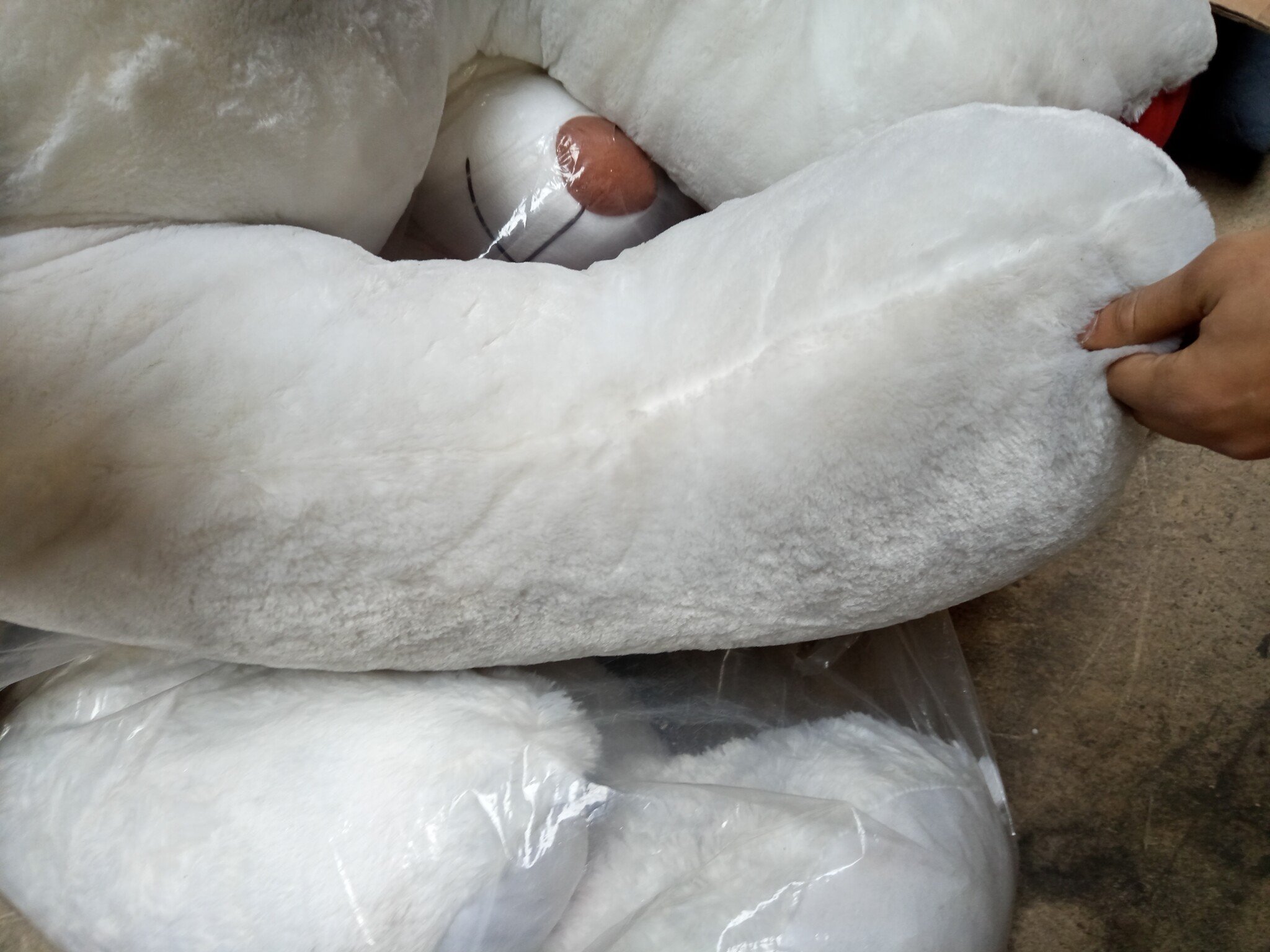 Grote Witte Knuffelbeer (190cm) - Nu met 68% Korting!