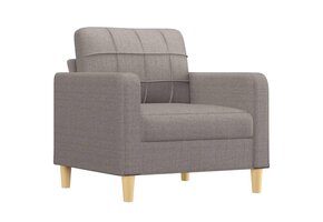 vidaXL Fauteuil Stof Taupe - 41% Korting!