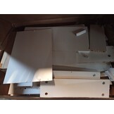 vidaXL Salontafel 90x60x31 cm Bewerkt Hout Wit - 64% Korting