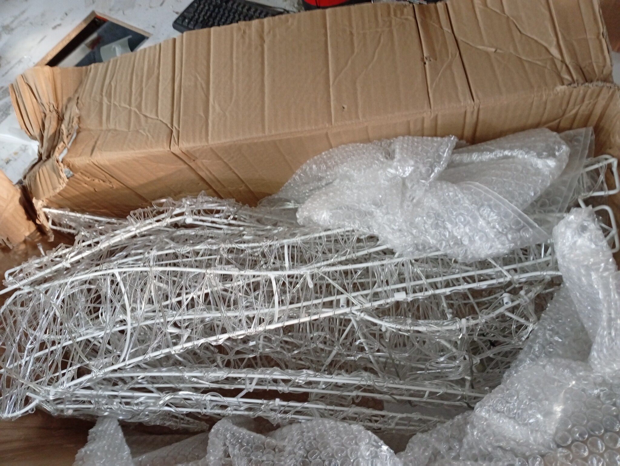 vidaXL Kerst Rendier 180cm Acryl 250LEDs Meerkleurig - 55% Korting!