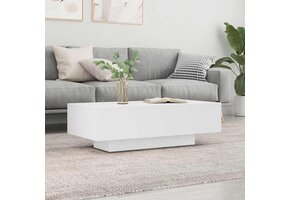 vidaXL Salontafel 100x49,5x31 cm Zwart Bewerkt Hout - 35% Korting!