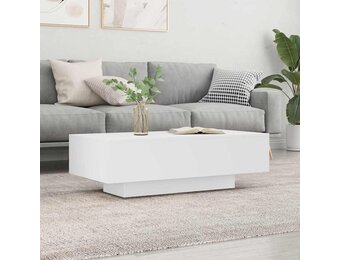 vidaXL Salontafel 100x49,5x31 cm Zwart Bewerkt Hout - 35% Korting!