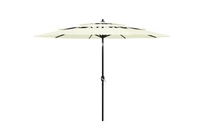 vidaXL Parasol 3-laags | 3m | Zandkleurig | -40% Korting!