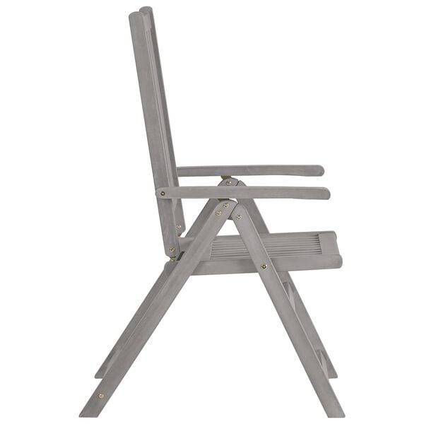 vidaXL Tuinstoelen 2 st. Massief Acaciahout Greywash - 60% Korting!