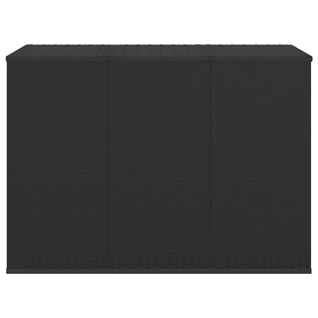 VidaXL Tuinbox Rattan Zwart - 40% Korting! Grote Opslag