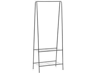 vidaXL Kledingrek Zwart - 35% Korting!