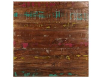 VidaXL Tafelblad Gerecycled Hout 80x80cm - 35% Korting!