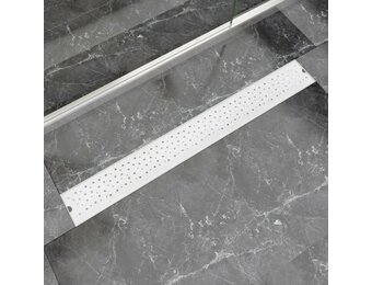 vidaXL Doucheafvoer Rechthoekig Bubbel - Roestvrij Staal (40% Korting!)