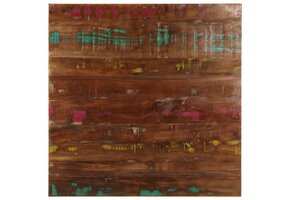 vidaXL Tafelblad Gerecycled Hout 80x80cm | -40%