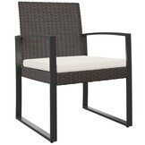vidaXL Tuinstoelen 2 st. Bruin Polypropeen Rattan - 51% Korting!