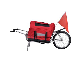 vidaXL Fietstransporttrailer 1 Wiel + Opbergtas - 60% Korting!