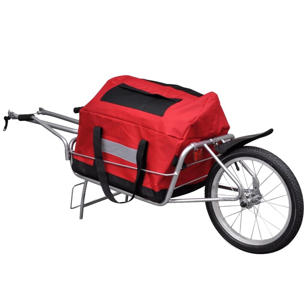 vidaXL Fietstransporttrailer 1 Wiel + Opbergtas - 60% Korting!
