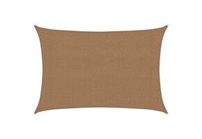 vidaXL Zonnezeil 160 g/m² 3x4m Taupe - 65% Korting!