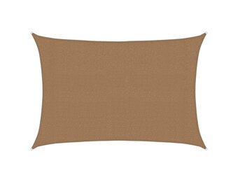 vidaXL Zonnezeil 160 g/m² 3x4m Taupe - 65% Korting!