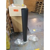 Kachelpijp Staal Zwart Ø120mm (100cm) - 55% Korting!