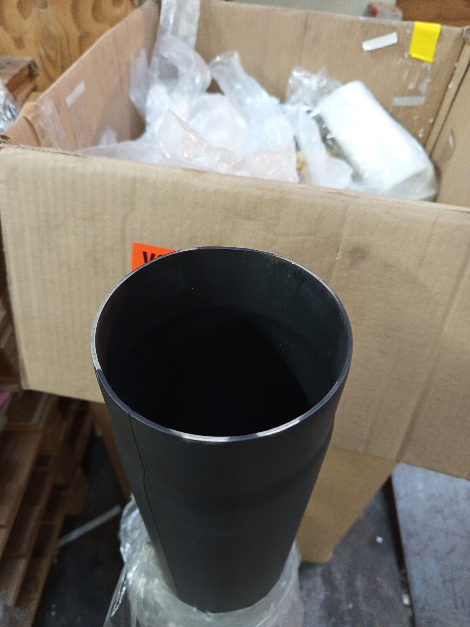 Kachelpijp Staal Zwart Ø120mm (100cm) - 55% Korting!