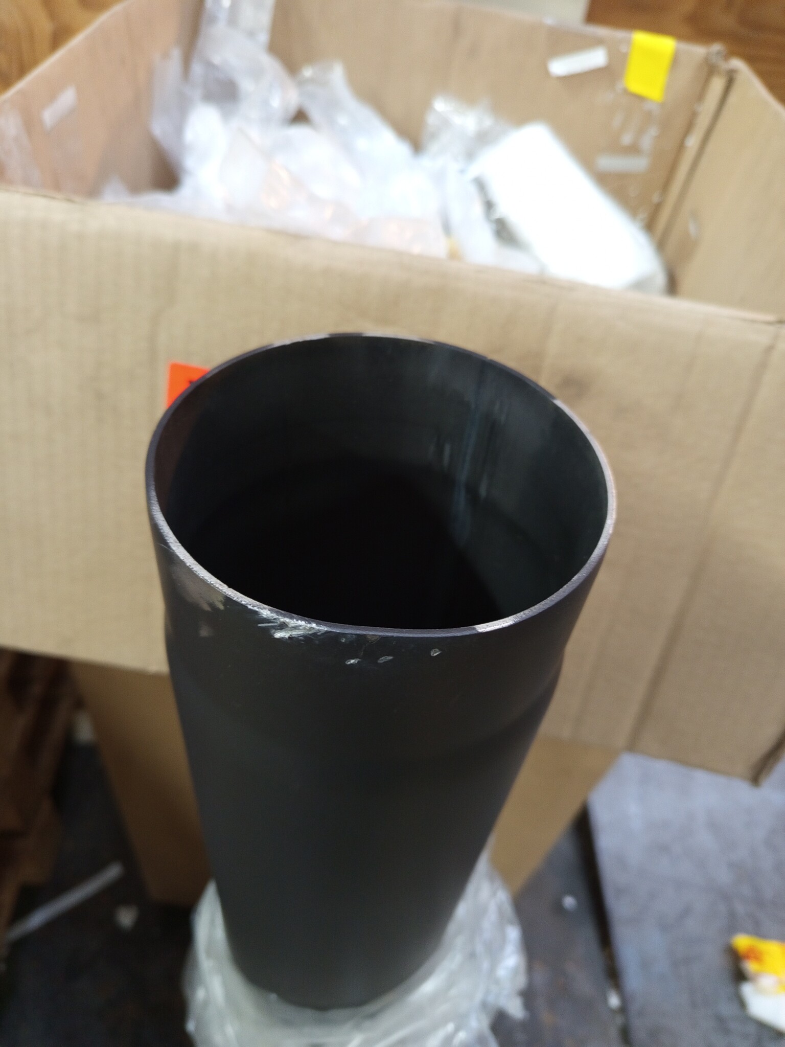 Kachelpijp Staal Zwart Ø120mm (100cm) - 55% Korting!