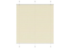 vidaXL Plissé rolgordijn Crème 120x100cm - 56% Korting!