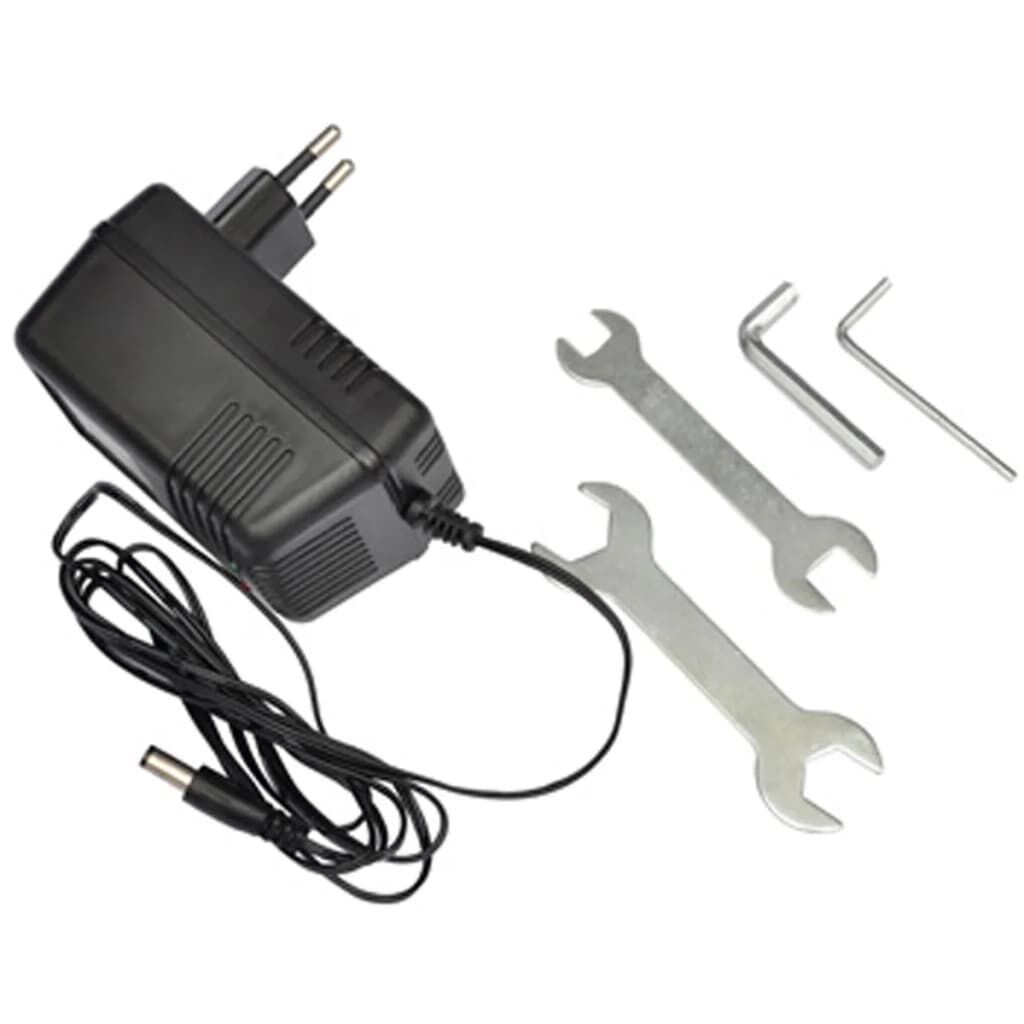 vidaXL Step elektrisch met zitje 120 W rood