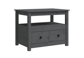 vidaXL Salontafel Grenenhout Grijs - 55% Korting!