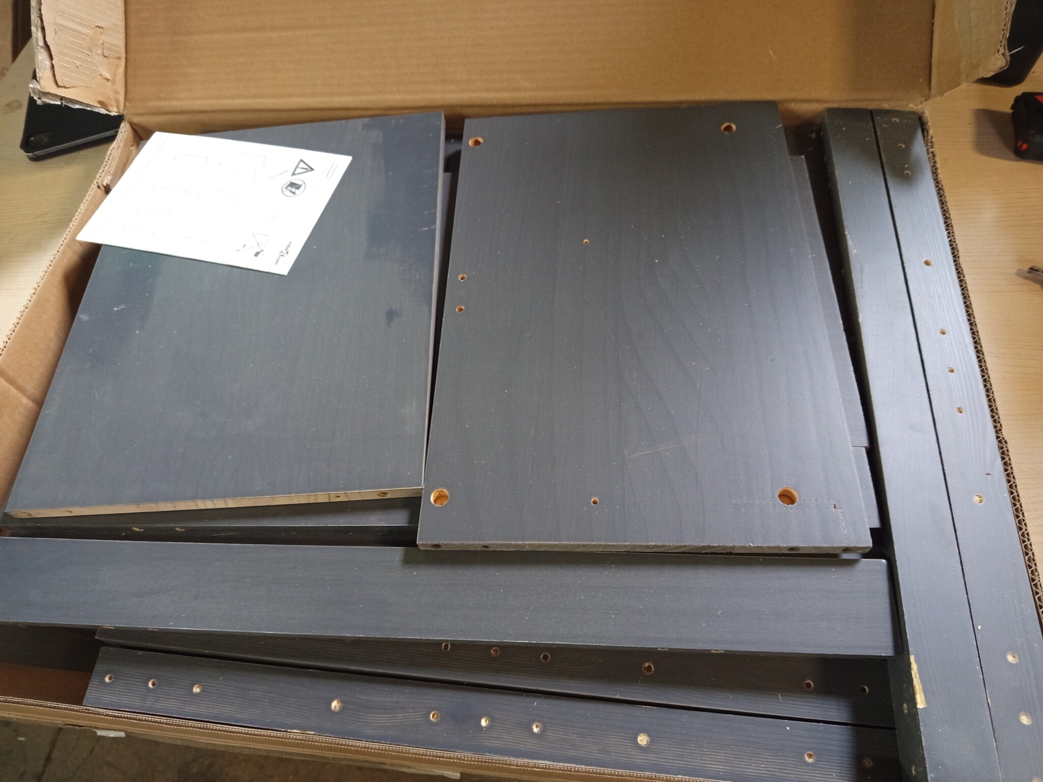 vidaXL Salontafel Grenenhout Grijs - 55% Korting!