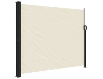 vidaXL Windscherm Uittrekbaar 160x600cm Crème | 61% Korting