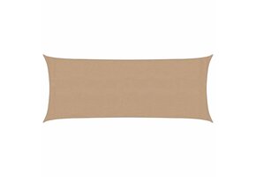 vidaXL Zonnezeil 2x4,5m HDPE Taupe - 51% Korting!