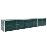 vidaXL Verhoogde Plantenbak Groen - 480x80x77cm - 40% Korting