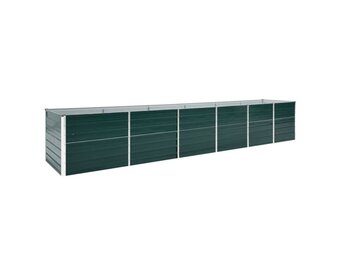vidaXL Verhoogde Plantenbak Groen - 480x80x77cm - 40% Korting
