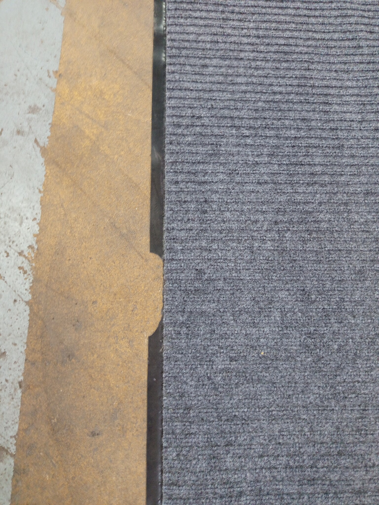 XXL Deurmat Grijs Geribbeld 240x120 cm - Nu 50% Korting!