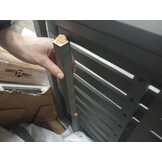 vidaXL Ligbed Massief Acaciahout Grijs - 60% Korting