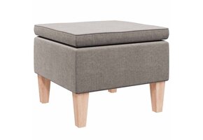 vidaXL Kruk Taupe - 35% Korting