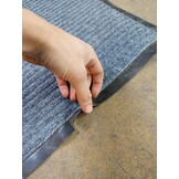 Deurmat XXL Grijs Geribbeld (240x120cm) - 50% Korting!