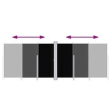 vidaXL Uittrekbaar Windscherm 220x600 cm Zwart - 40% Korting!