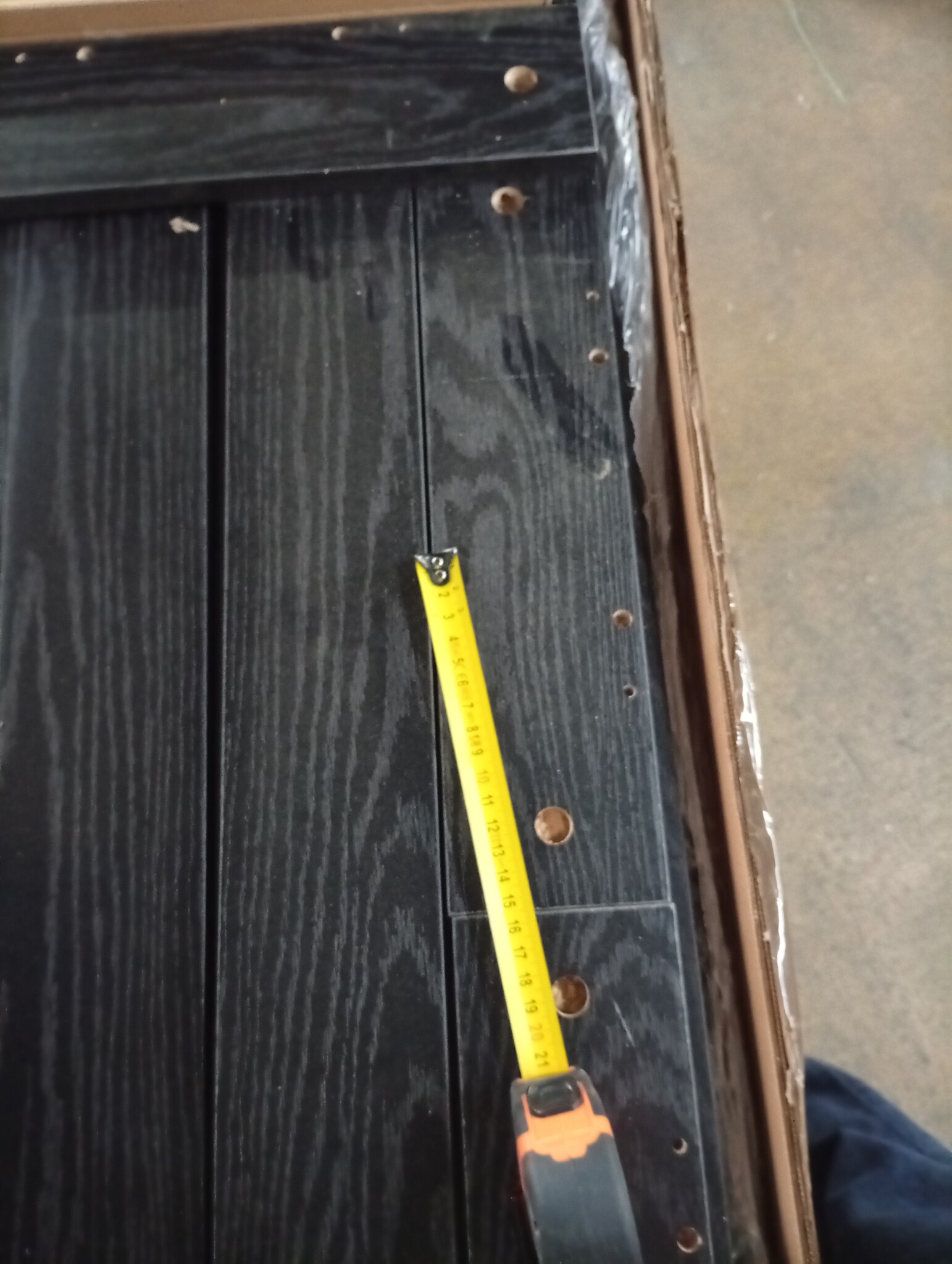 VidaXL Bartafel Zwarte Eik - 55% Korting