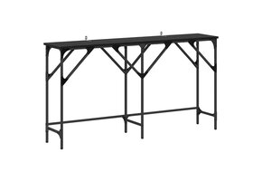 vidaXL Wandtafel Zwart Eiken - 140cm | 40% Korting