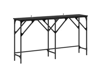 vidaXL Wandtafel Zwart Eiken - 140cm | 40% Korting