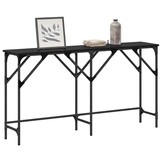 vidaXL Wandtafel Zwart Eiken - 140cm | 40% Korting