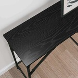 vidaXL Wandtafel Zwart Eiken - 140cm | 40% Korting