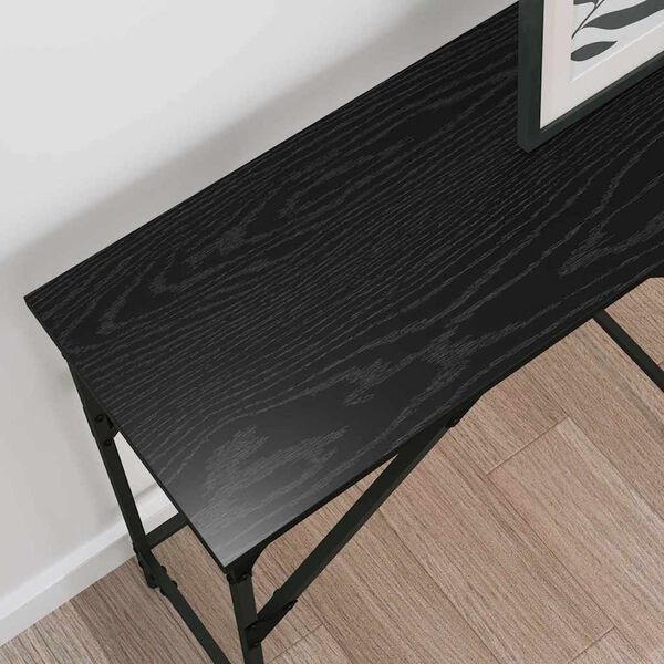 vidaXL Wandtafel Zwart Eiken - 140cm | 40% Korting