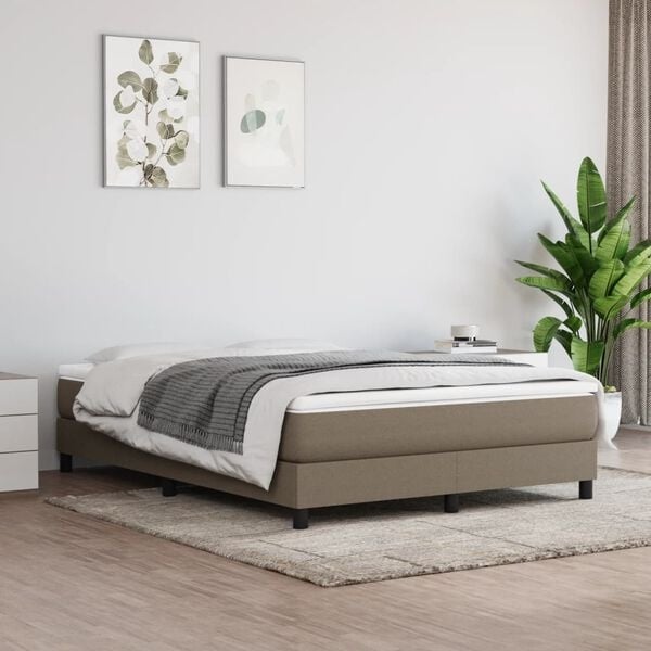 vidaXL Bedframe Taupe 140x190 cm | Retoure | 40% Korting