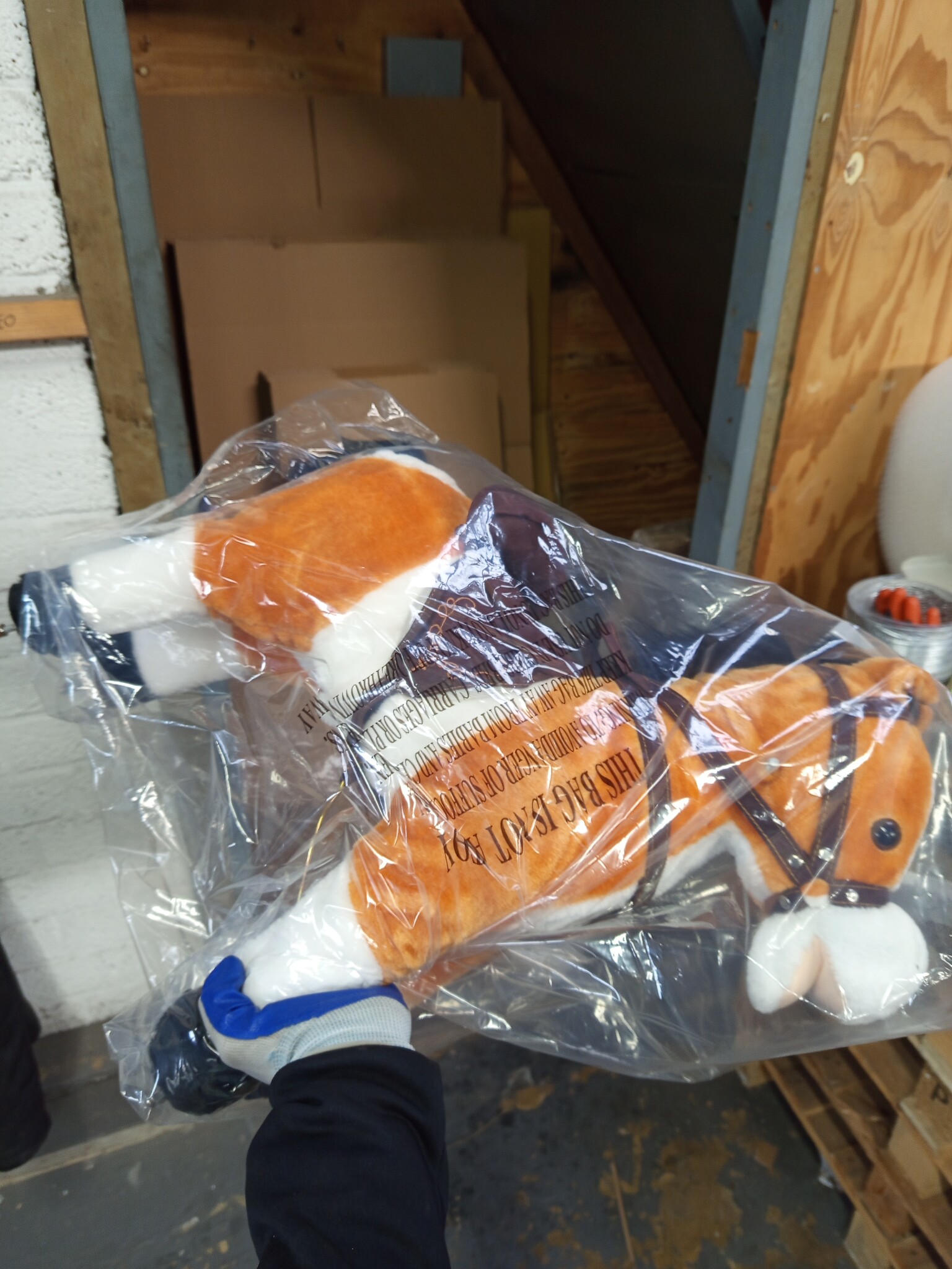 Hobbelpaard met Geluid & Bewegende Staart - 40% Korting! - 3+ - Bruin