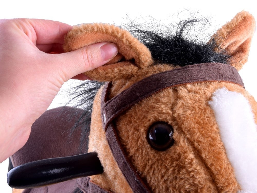 Hobbelpaard met Geluid & Bewegende Staart - 40% Korting! - 3+ - Bruin